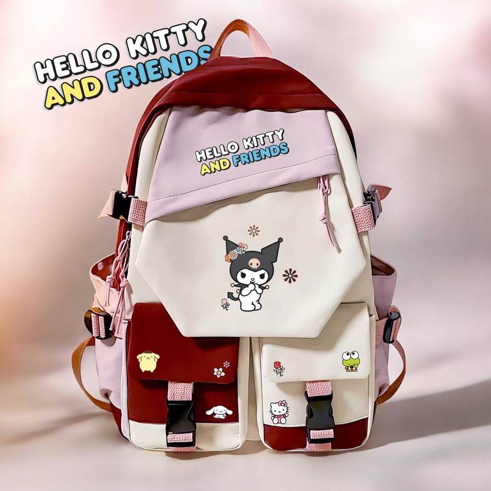 Hello Kitty kuromi Multi-Color Kids Backpack
